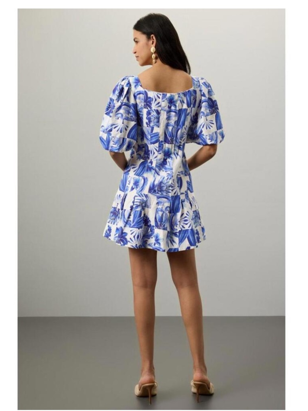 FARM Rio Garden Tiles Mini Dress, Size: XL - Picture 2 of 16